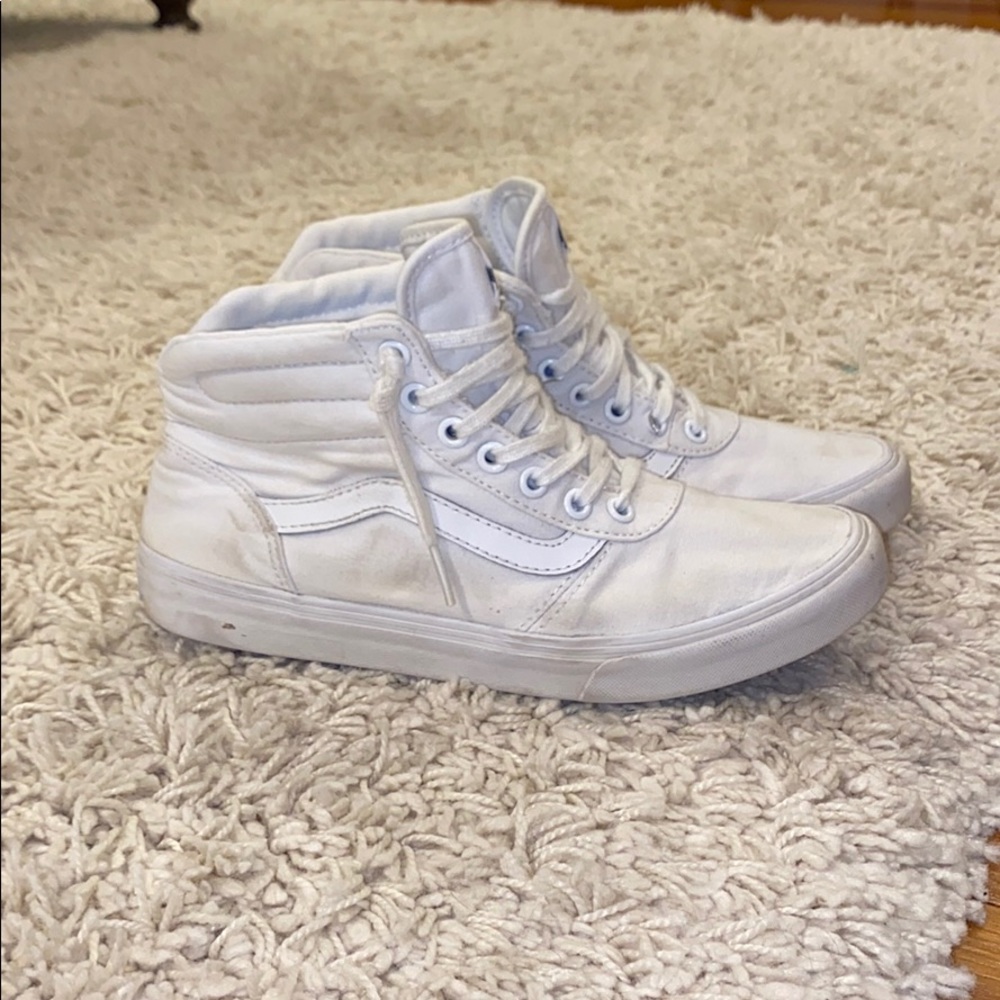White high top vans